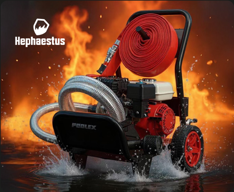 cover Superhome Center teams up with Hephaestus Fire Solutions to bring PoolSam fire defense pumps to households across Cyprus