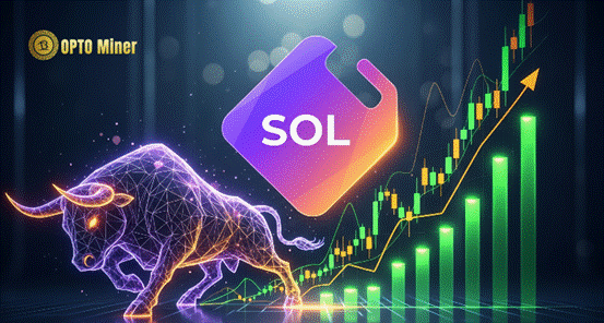image OPTO Miner launches compliant cloud mining app: stable daily output of 30 SOL