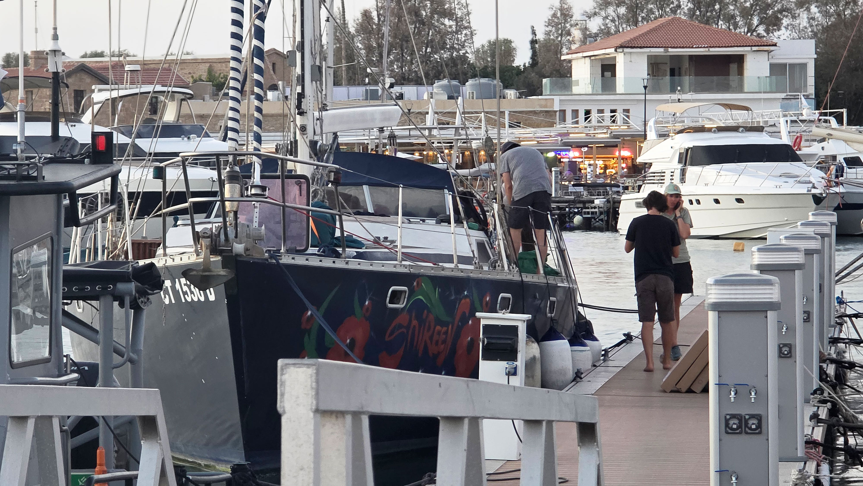 image Second flotilla boat leaves Paphos harbour
