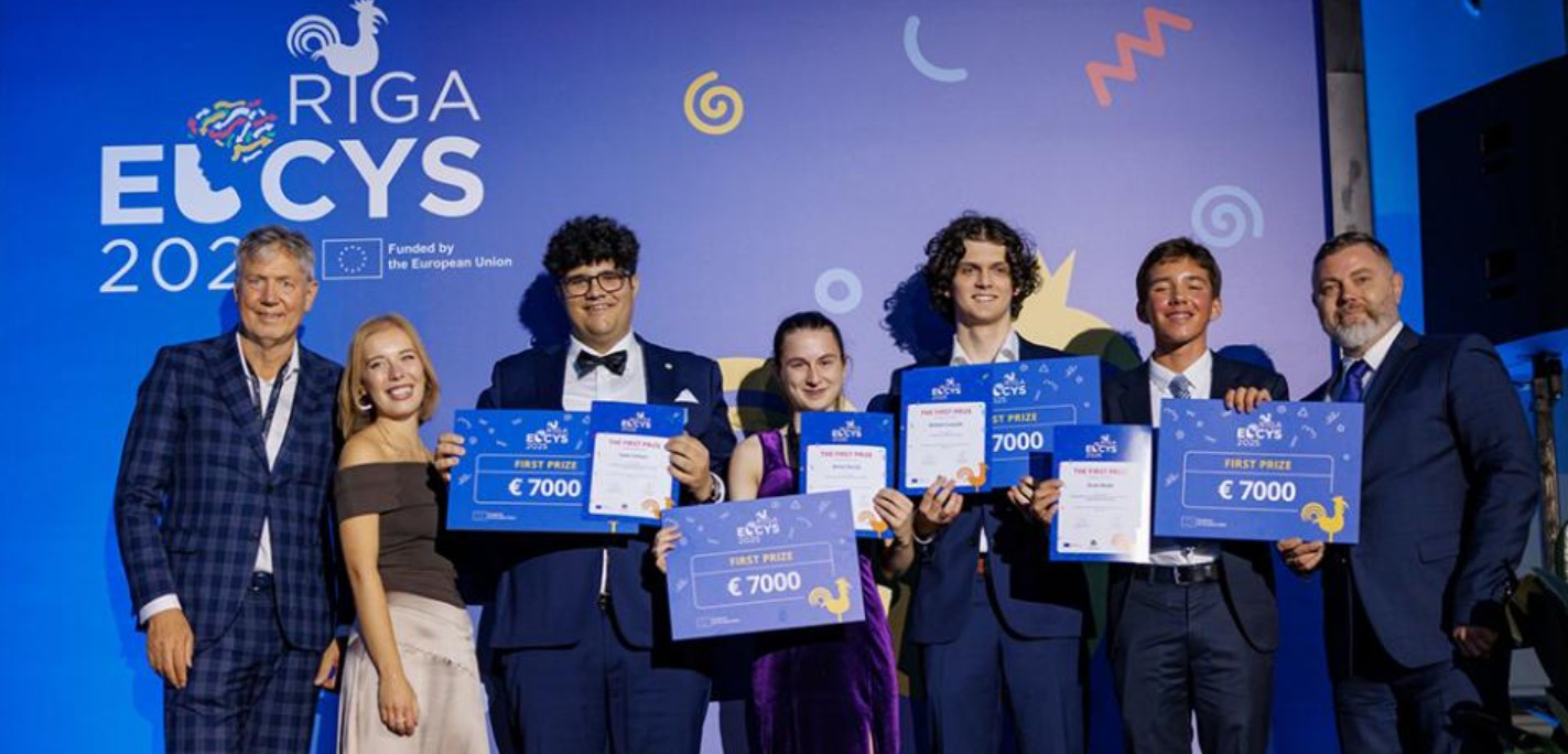 image From turtle robots to frontline physics: prize-winning young scientists shape the future