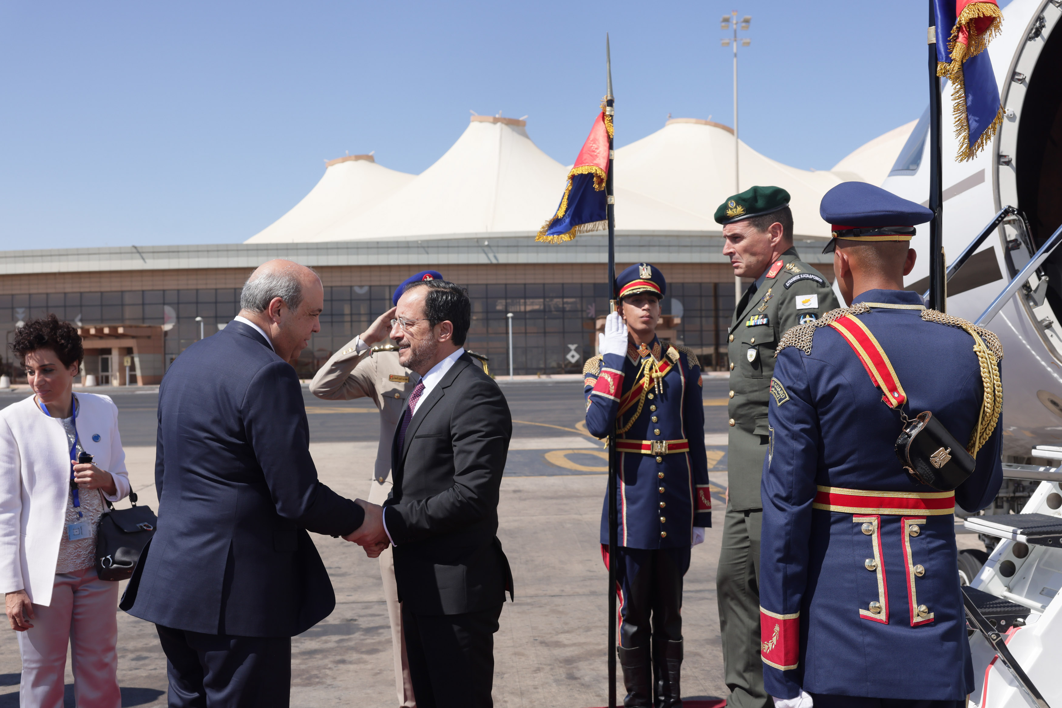 cover Christodoulides in Sharm El Sheikh for the Gaza summit