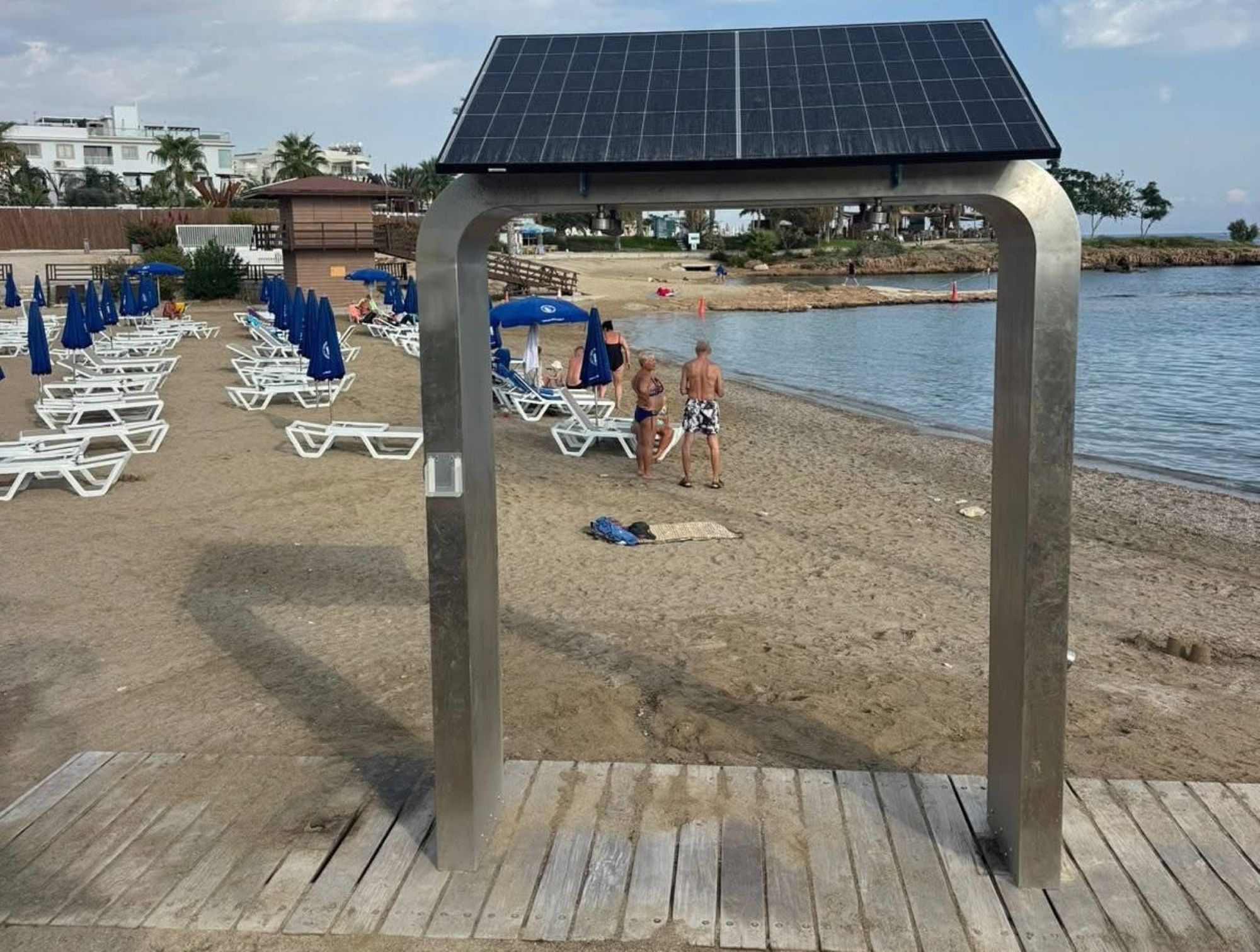 image Energy saving showers installed on Protaras beaches