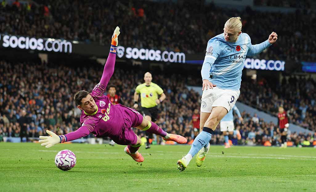 cover Haaland scores twice as City up to second, West Ham get first win under Nuno