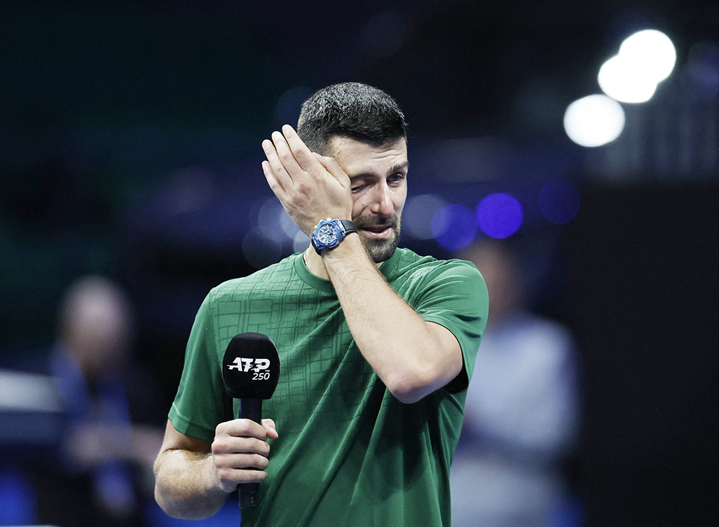 cover Djokovic in tears after tribute to late coach Pilic in Athens