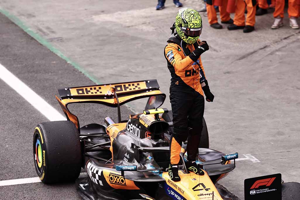 cover Norris wins in Brazil to take control of F1 title race