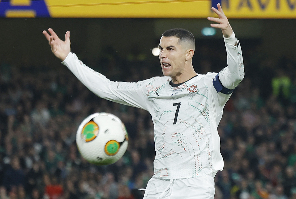 cover Ronaldo sees red as Ireland stun Portugal to keep hopes alive