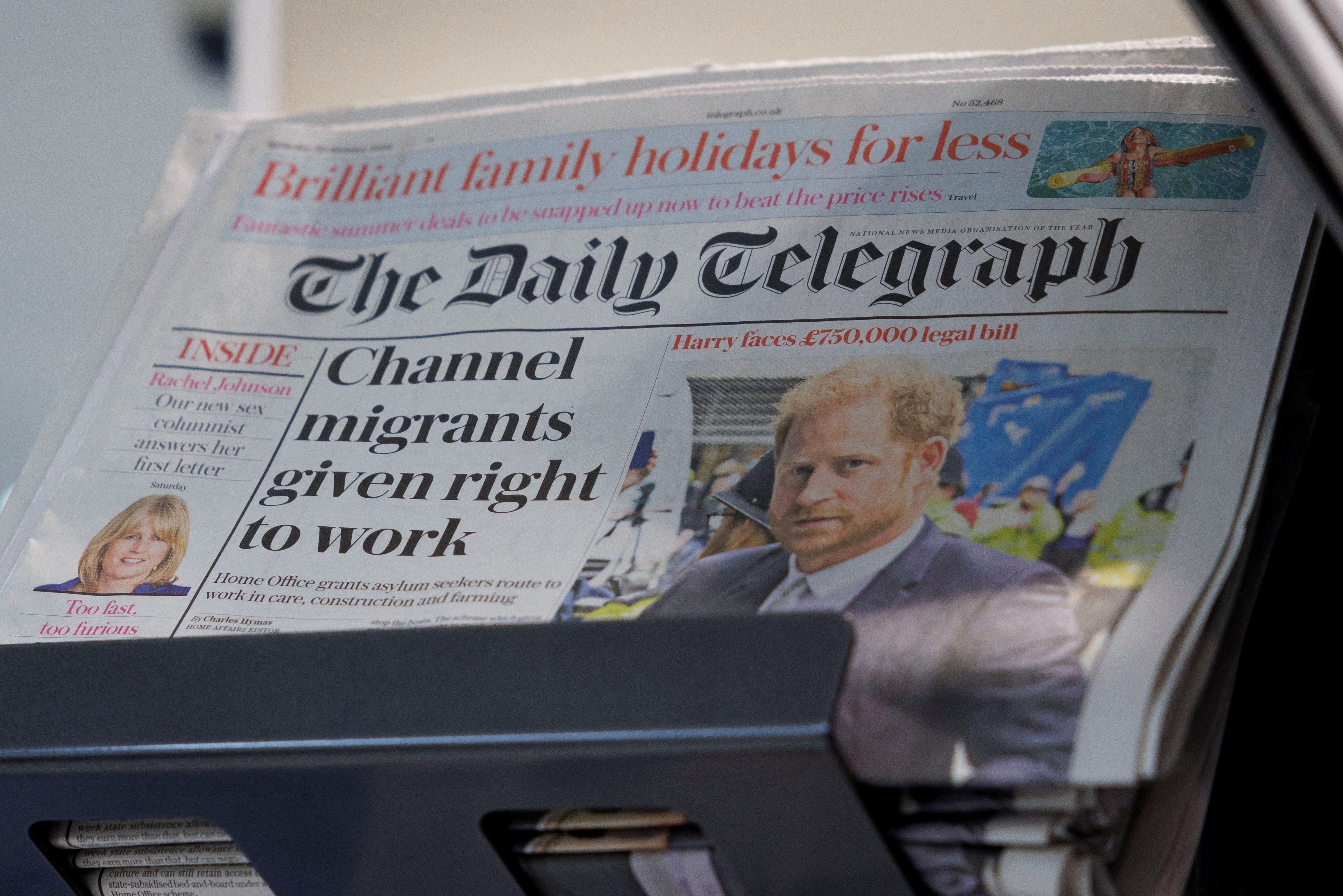 cover RedBird withdraws $671m bid for UK&#8217;s Telegraph newspaper