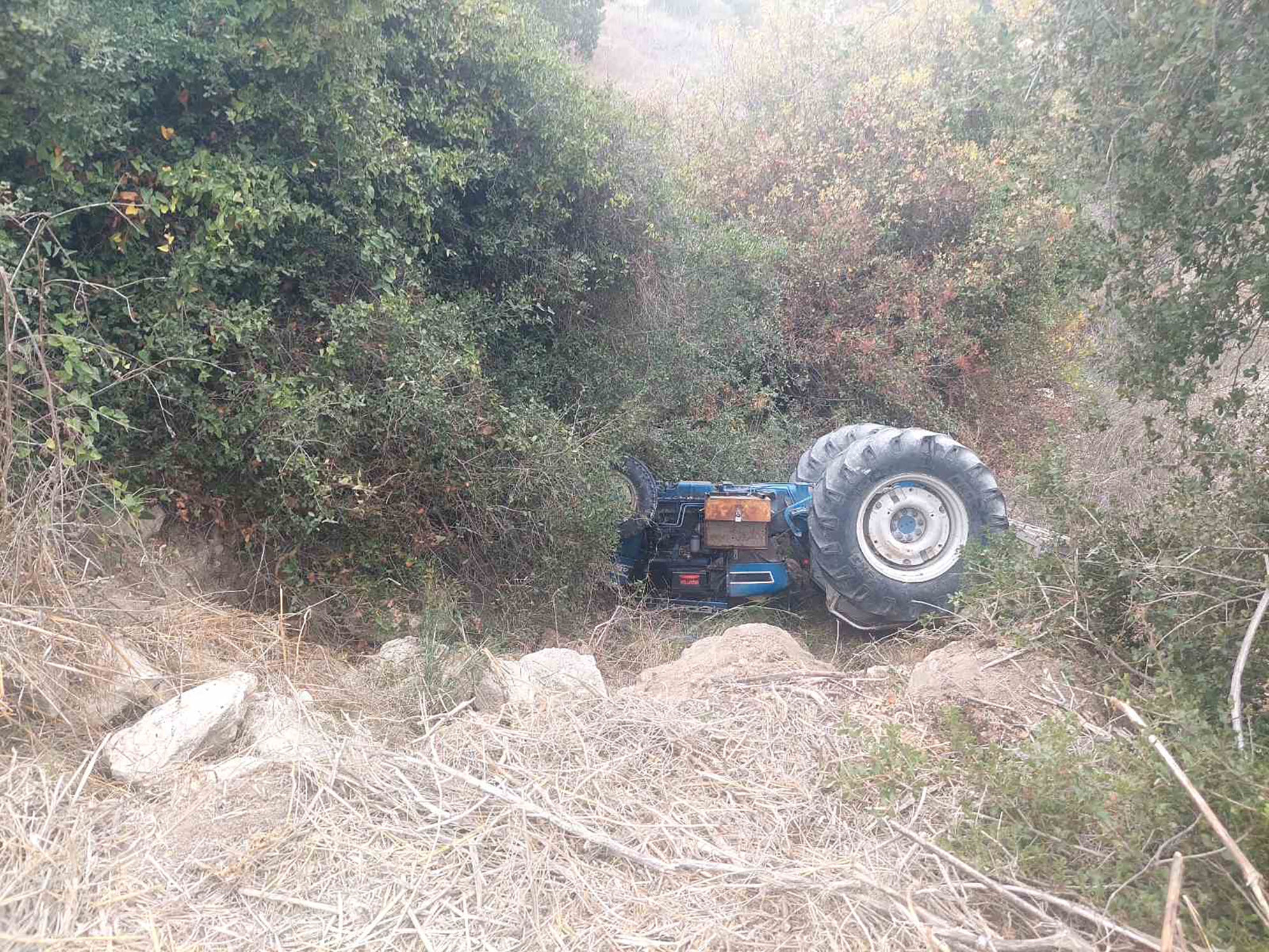 cover Elderly farmer dies after tractor accident in Drymou