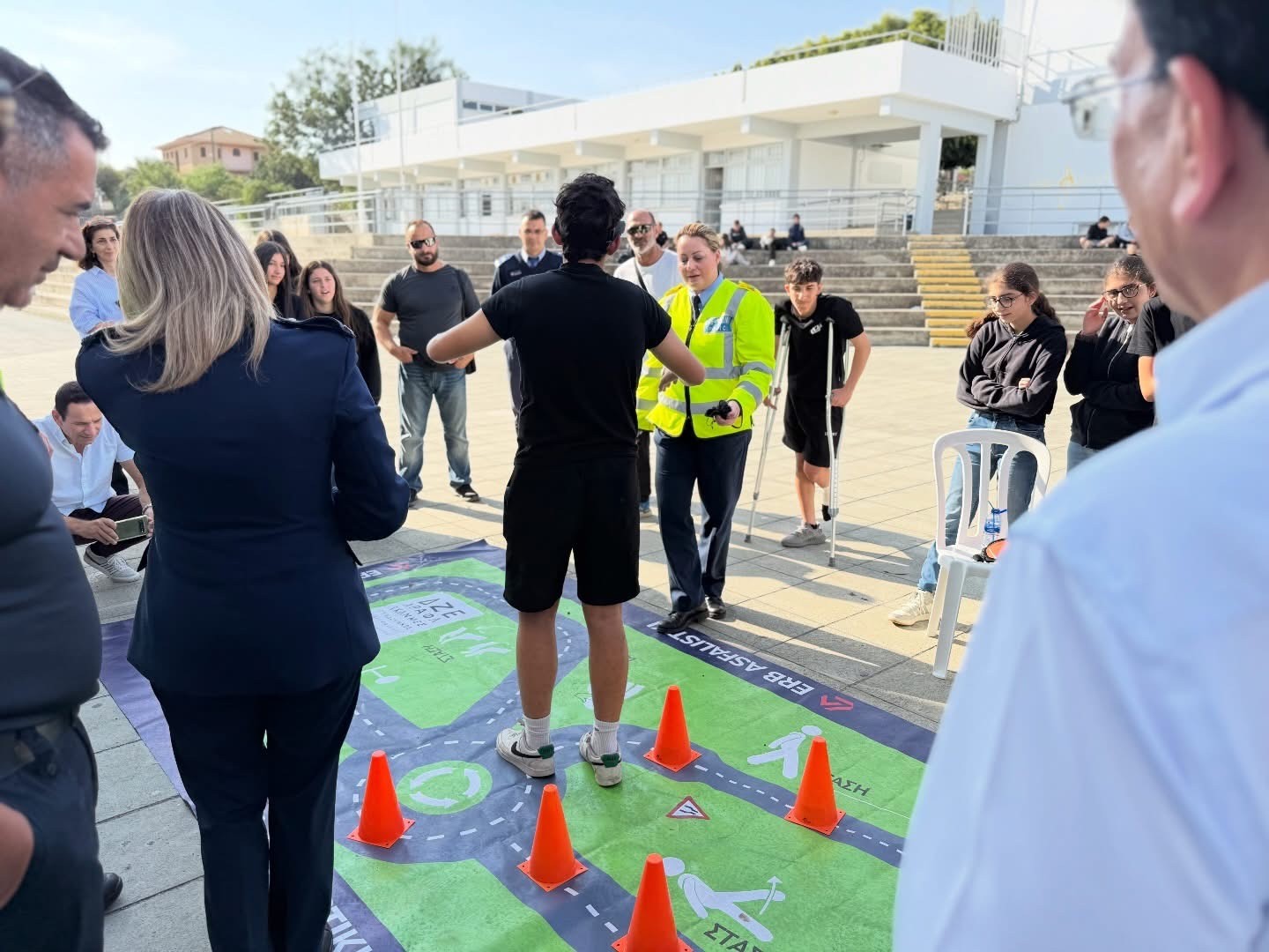 cover Bases teach road safety in schools