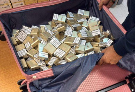 image Customs seize large quantities of cigarettes at Paphos airport
