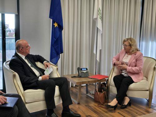 image Keravnos meets Olaf deputy chief as Cyprus prepares anti-fraud agenda for EU presidency