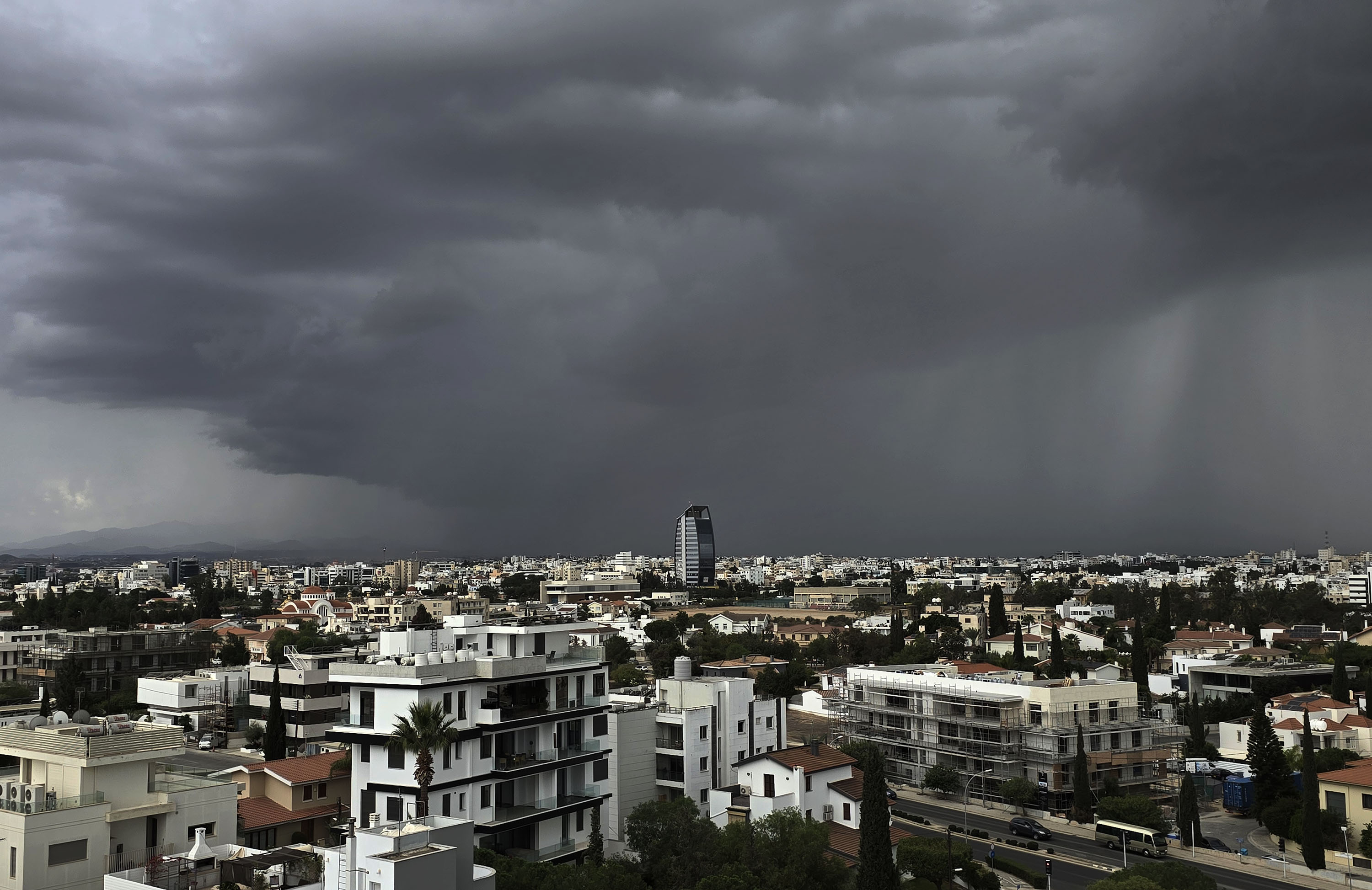cover Cyprus shaken and flooded on wild Wednesday