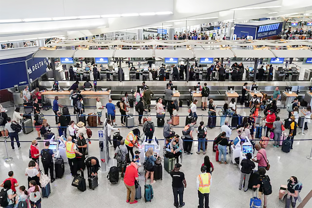 cover US airlines scramble to deal with first day of 4% flight cuts