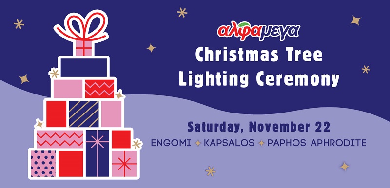 cover Alphamega tree-lighting events to usher in Christmas magic
