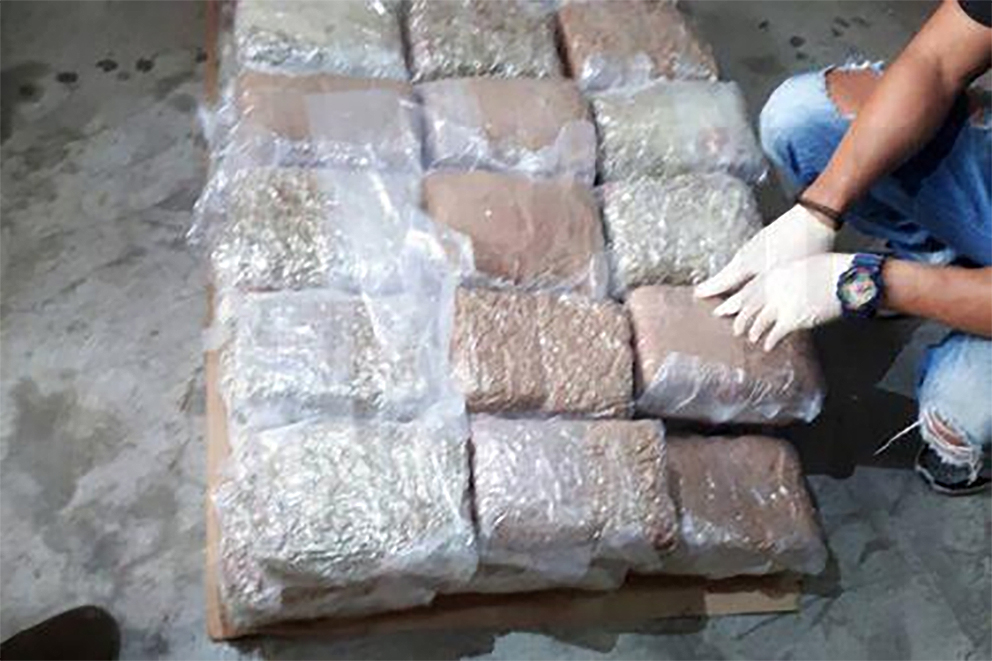 cover Drugs from over 1,000 cases destroyed