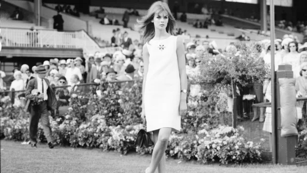 cover 60 years ago, supermodel Jean Shrimpton’s Cup outfit shocked the nation, but few know the full story