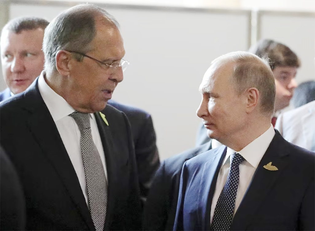 cover Kremlin dismisses speculation that Lavrov has fallen out of favour with Putin