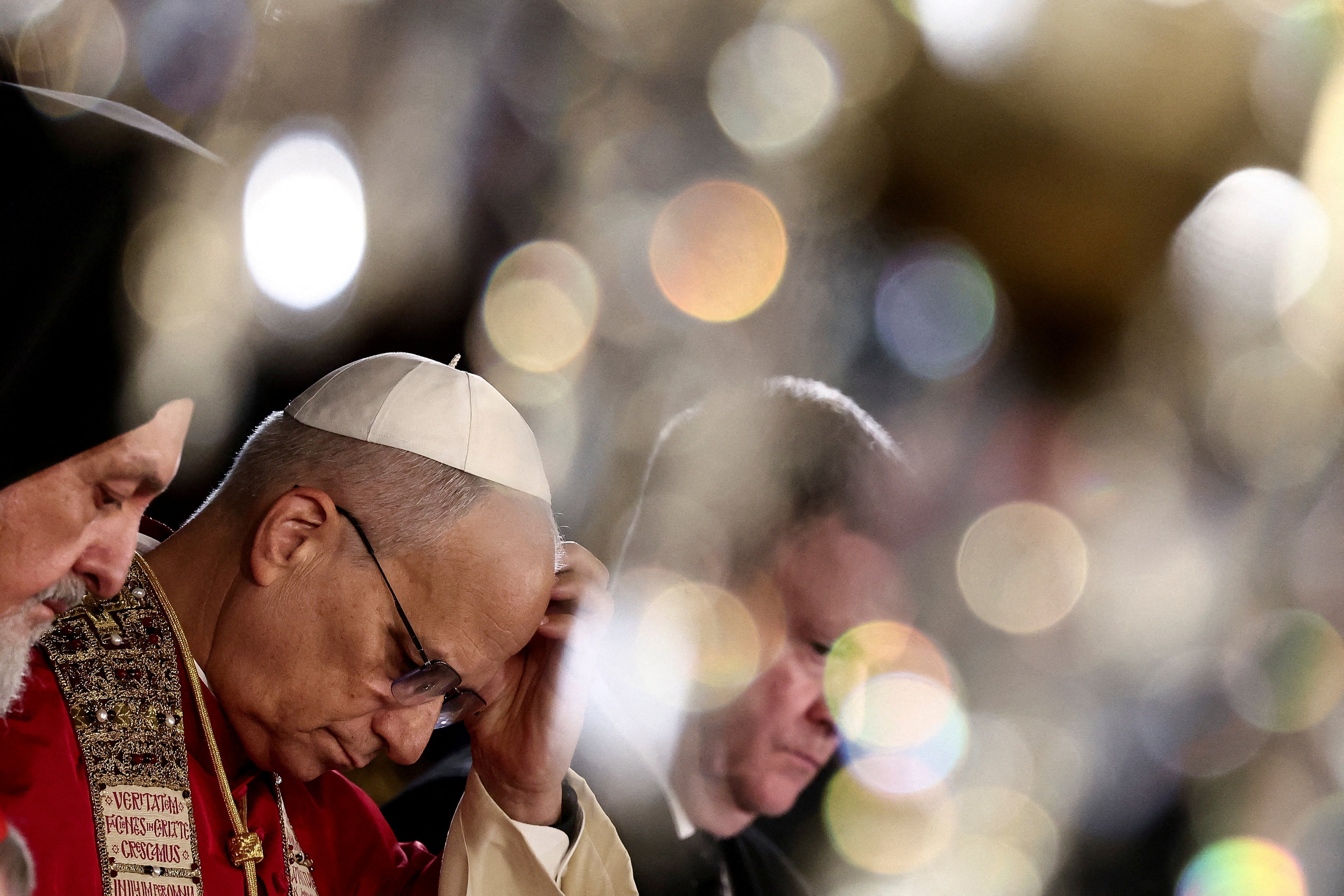 cover Pope Leo taking peace message to Lebanon, target of Israeli strikes