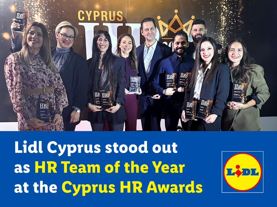 image Lidl Cyprus stood out as HR Team of the Year at the Cyprus HR Awards