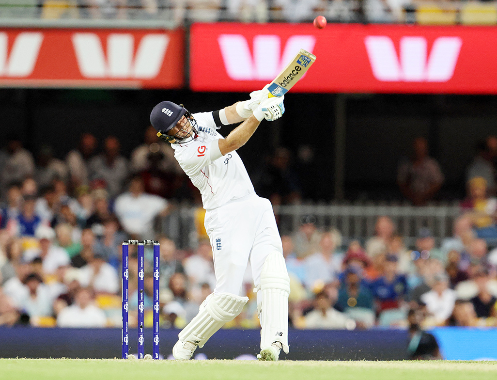 cover England&#8217;s Root lights up Gabba with first Ashes century in Australia