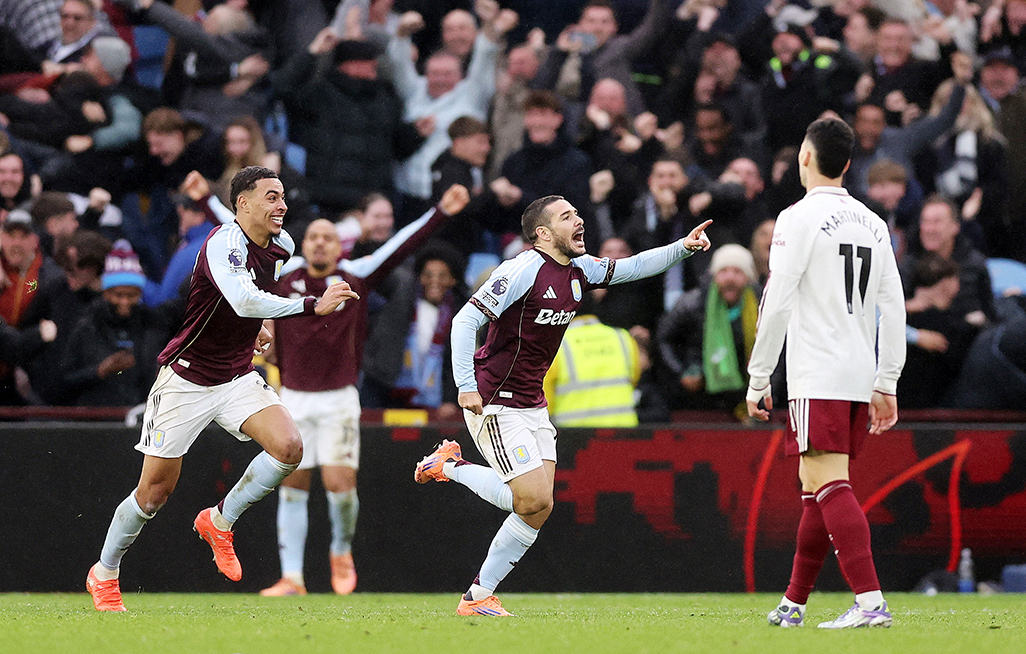 cover Arteta wants to turn &#8216;cruel&#8217; loss into motivation ahead of Villa rematch