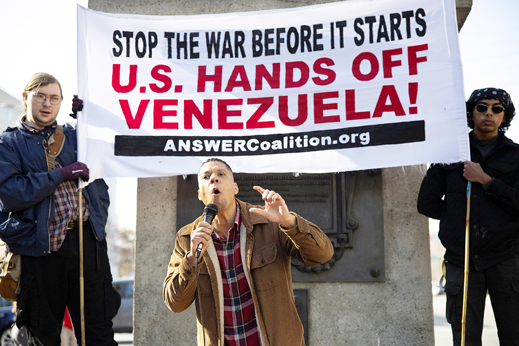 cover Trump says he is not ruling out war with Venezuela