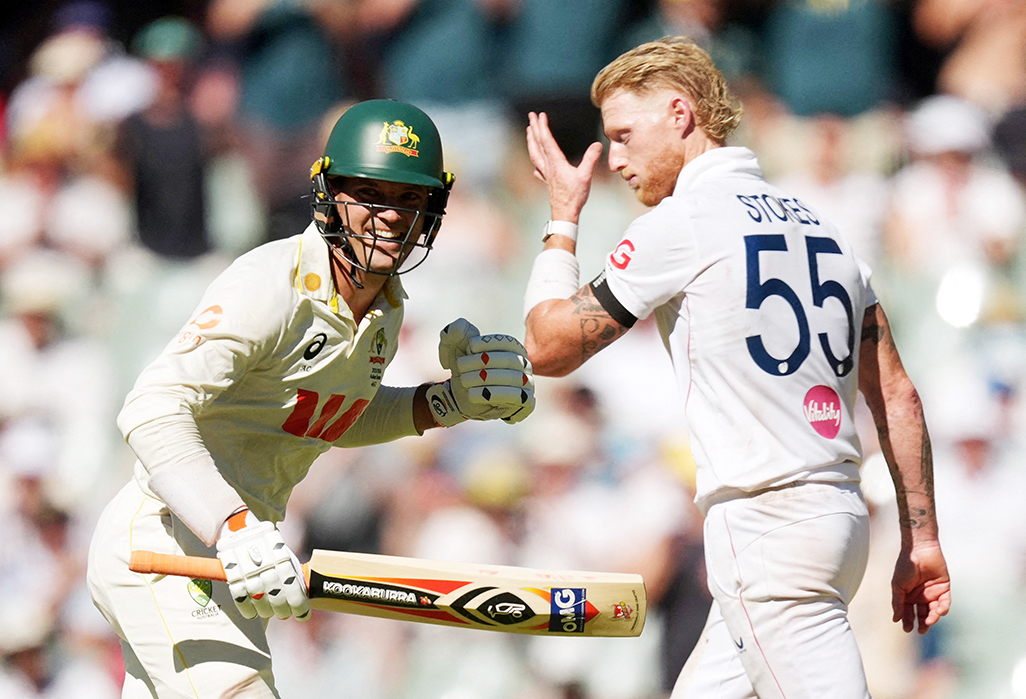 cover Carey goes from villain to hero with century in Adelaide heat