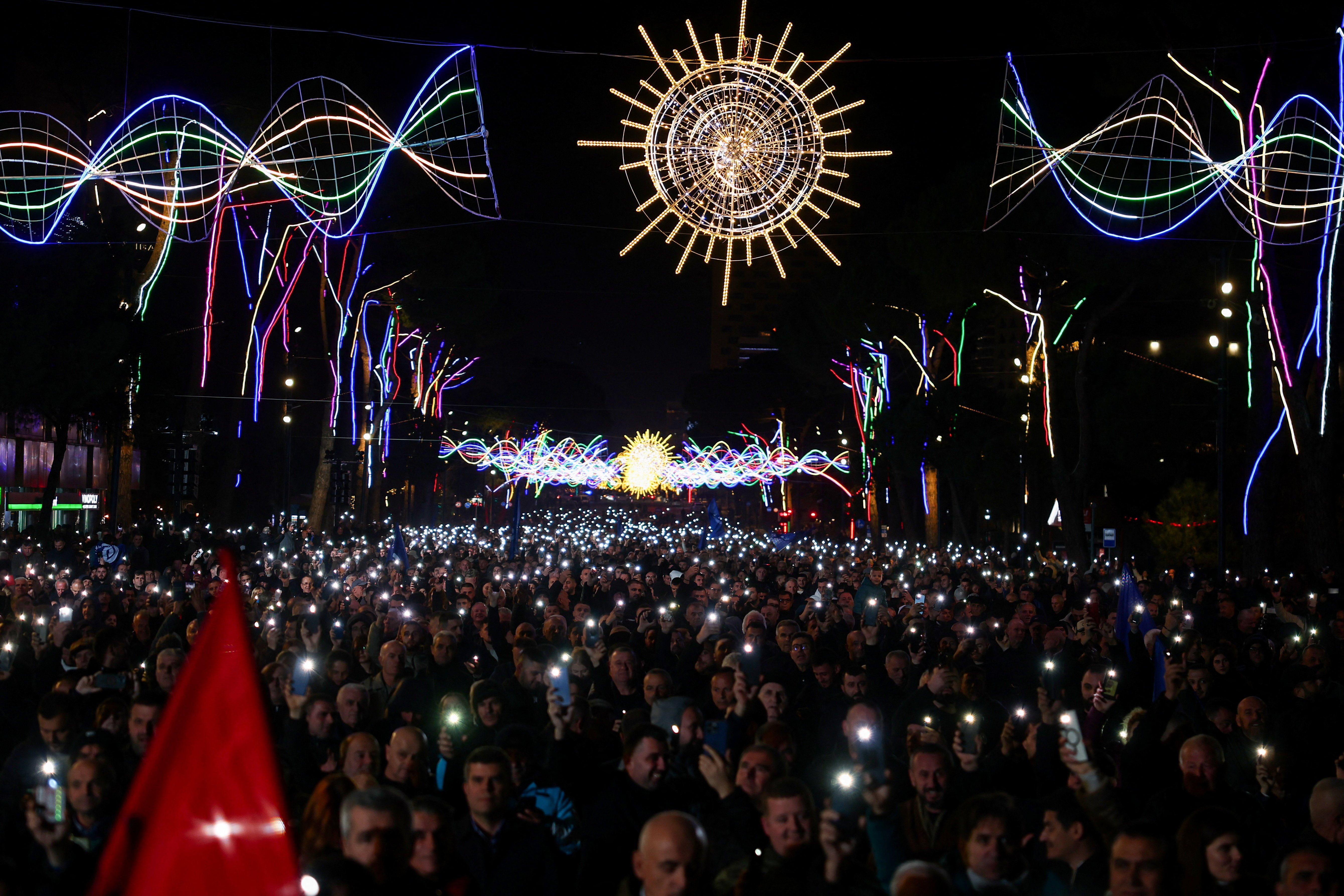 image Corruption charges spark protests against Albanian government