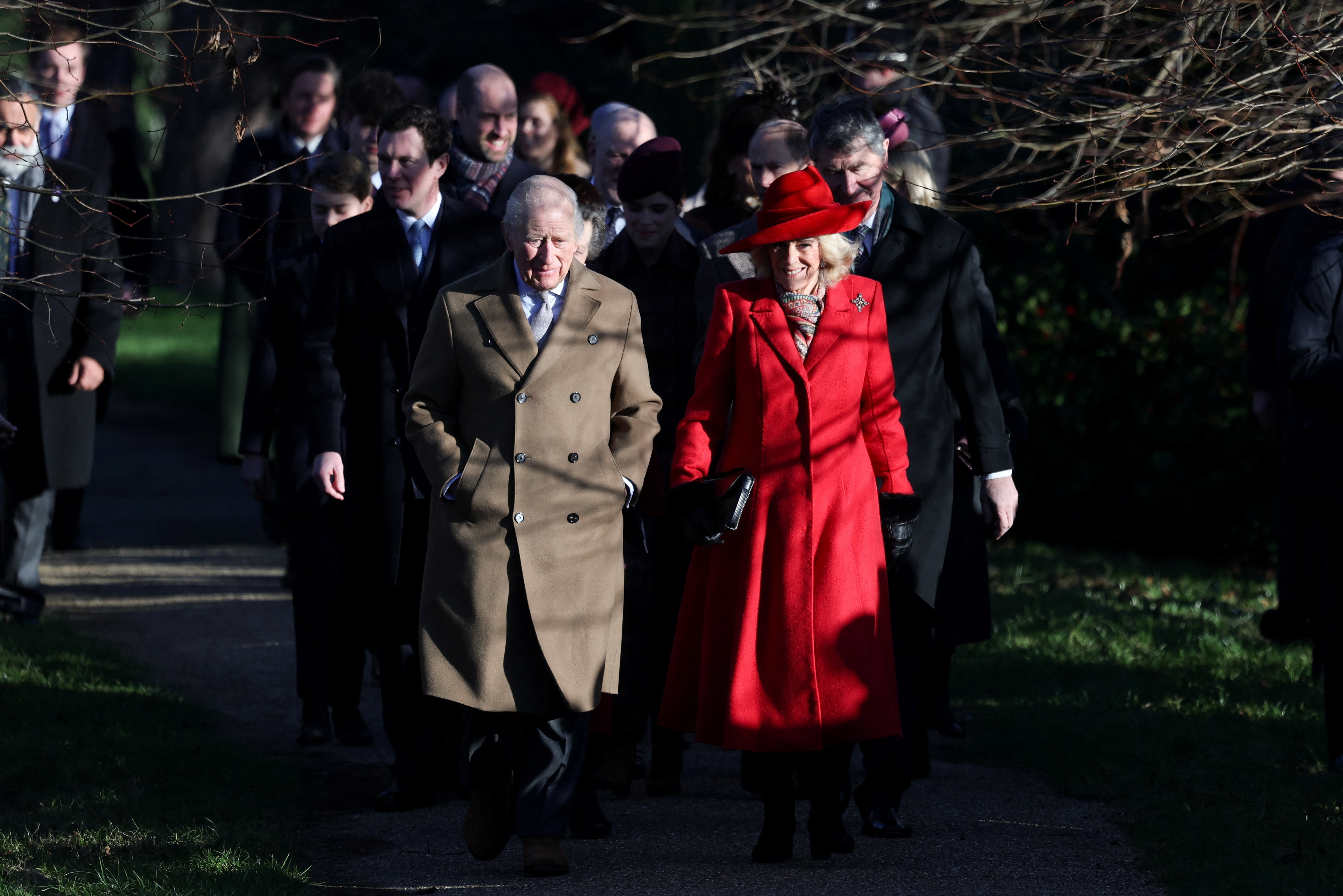 cover Daughters of King Charles&#8217; brother Andrew join royals for Christmas service