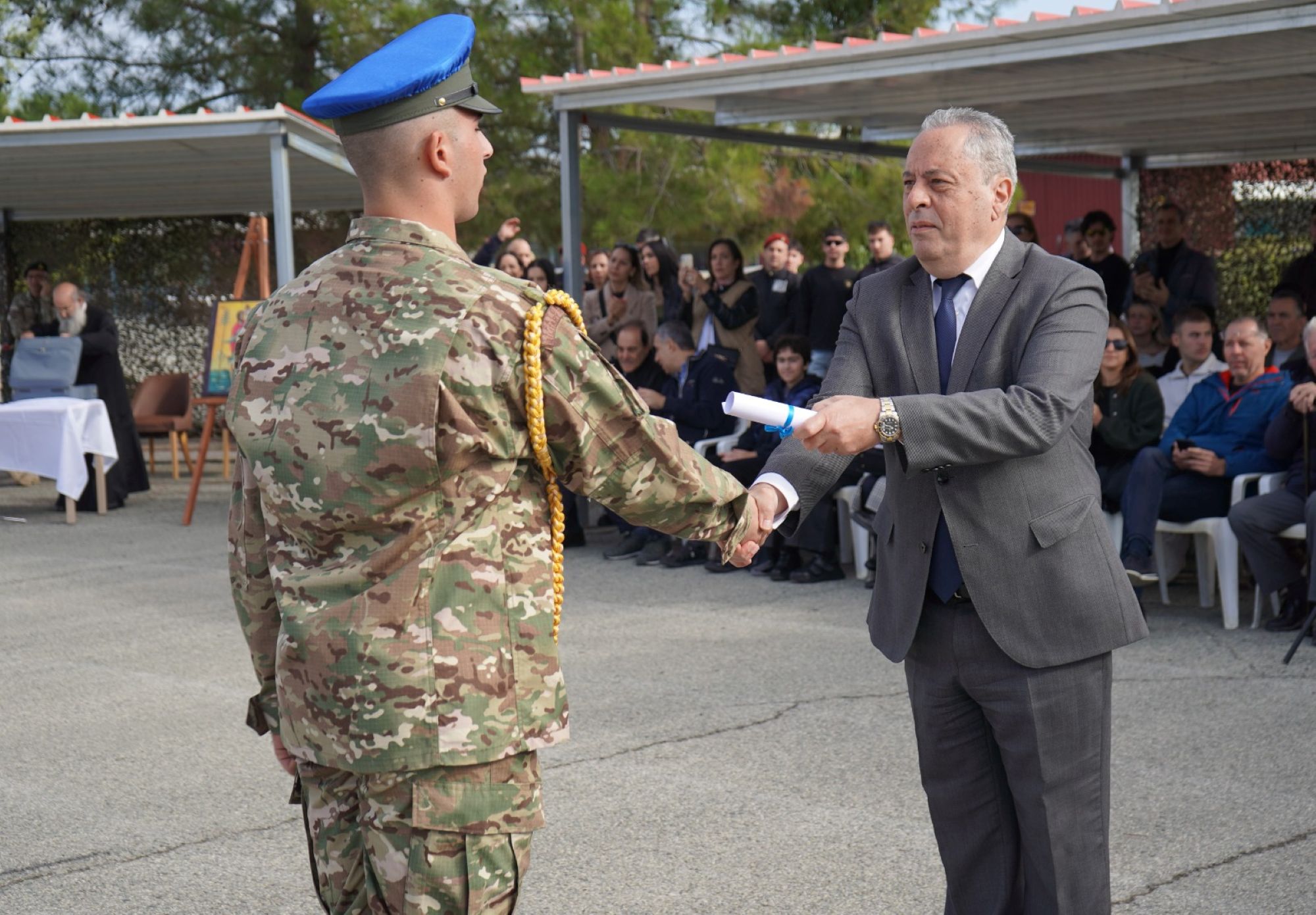image Defence minister highlights upgrade plans at military police graduation