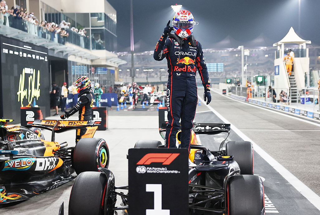 cover Verstappen on pole for F1&#8217;s Abu Dhabi title-decider