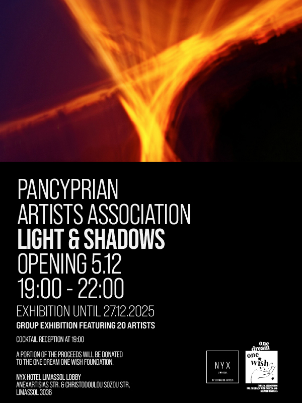 cover &#8216;Light and Shadows&#8217;: NYX Hotel Limassol to host new group exhibition