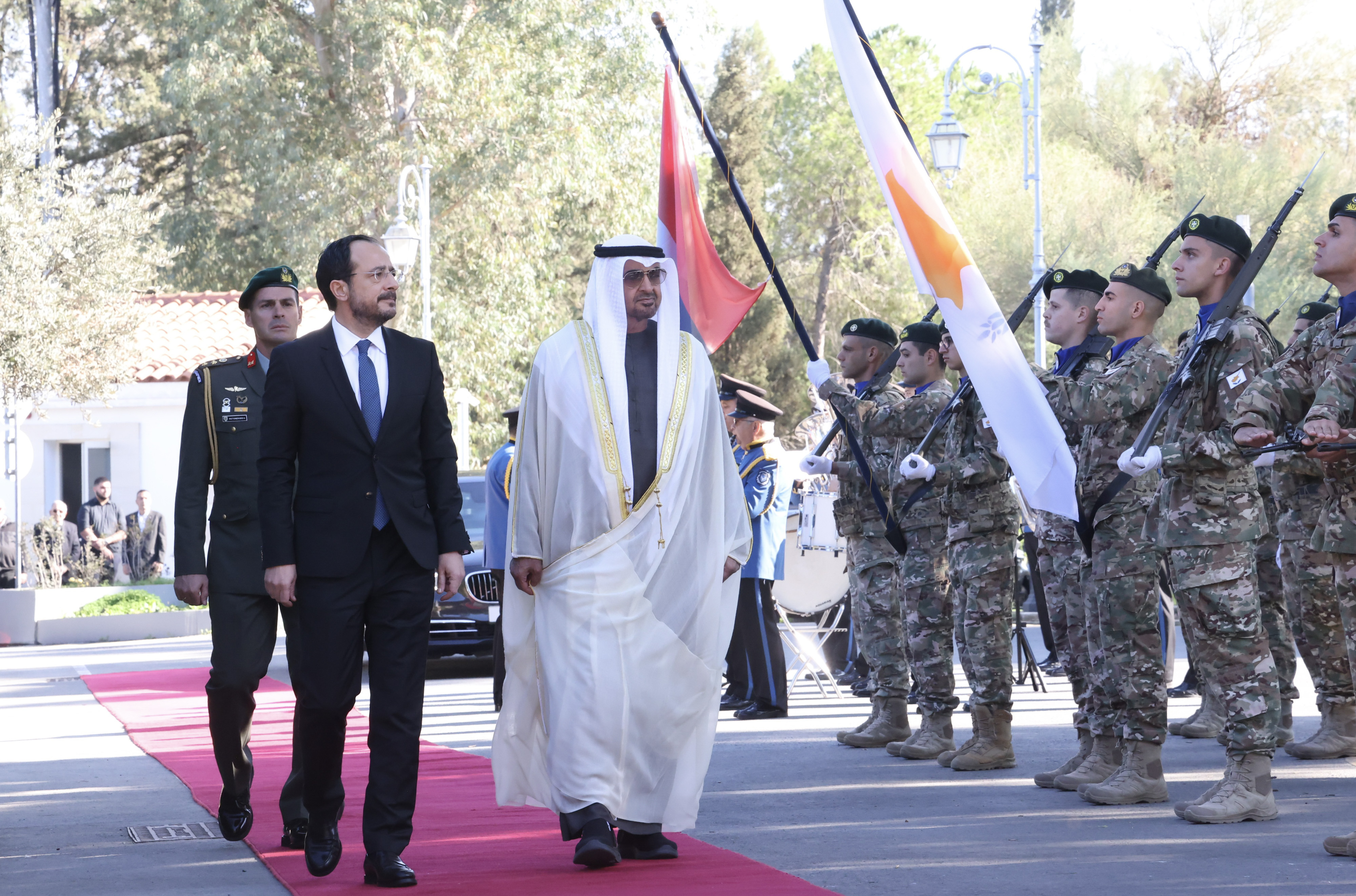 image UAE president agrees to boost trade during first-ever Cyprus visit