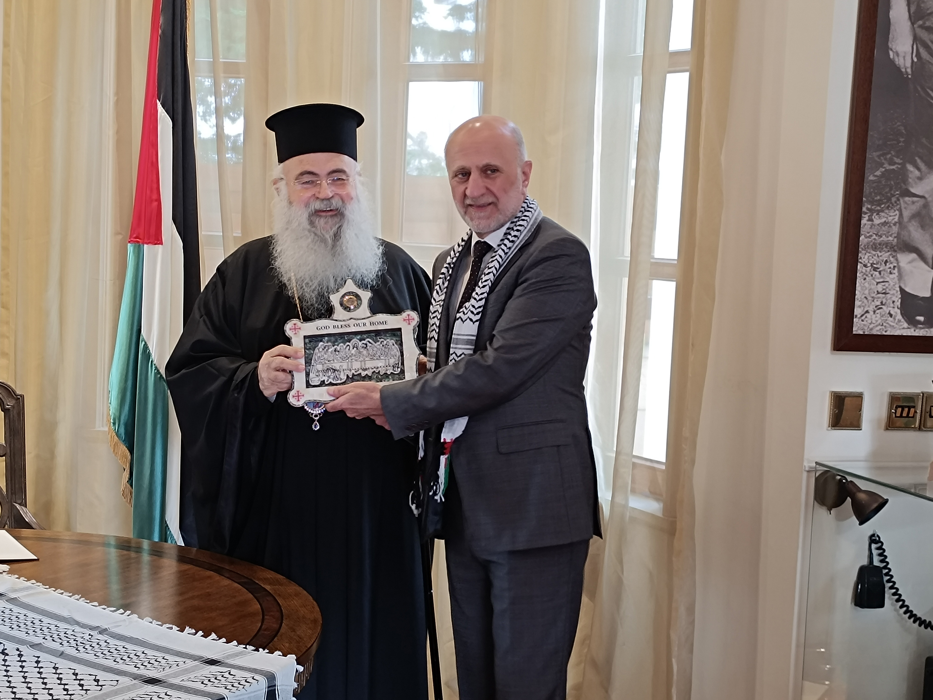 cover Archbishop and Akel voice solidarity with Palestinians