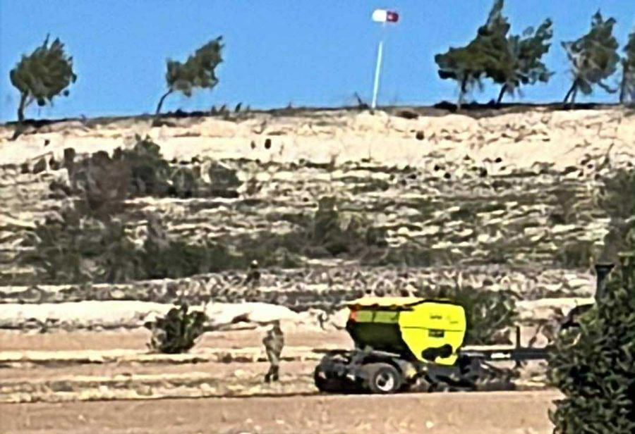 cover Greek Cypriot farmers attacked by Turkish soldiers in buffer zone