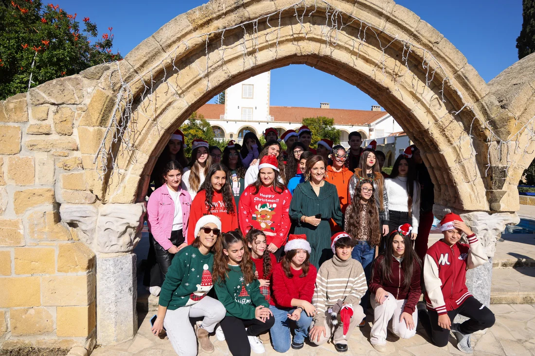 cover Christmas village returns to presidential palace