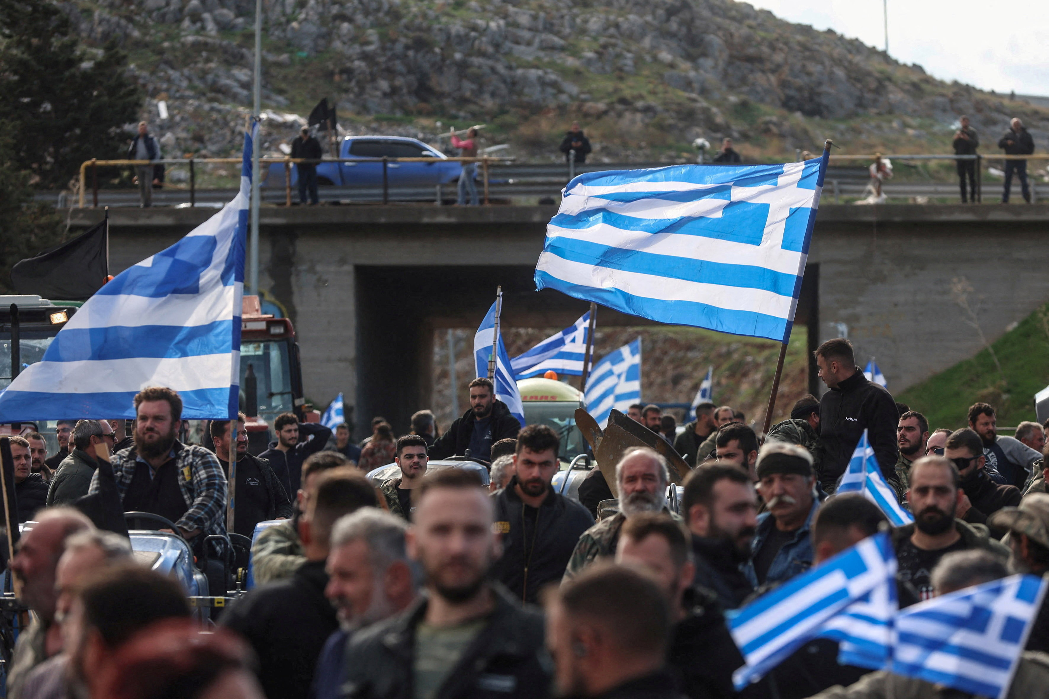 cover Greek farmers continue nationwide blockades to protest delayed funding