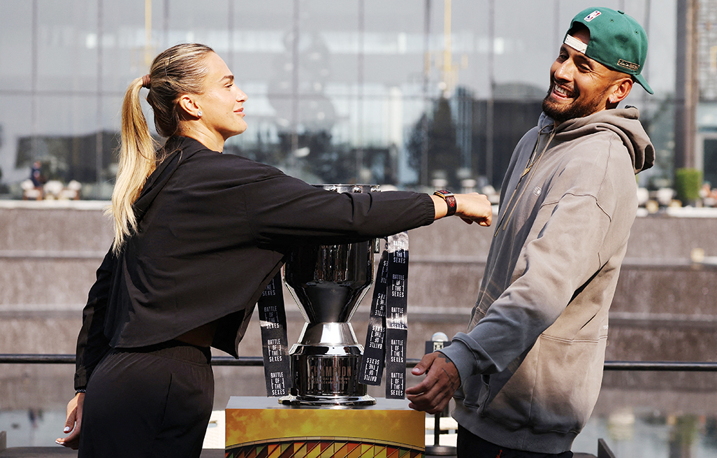 cover Sabalenka and Kyrgios relishing ‘Battle of the Sexes’ challenge