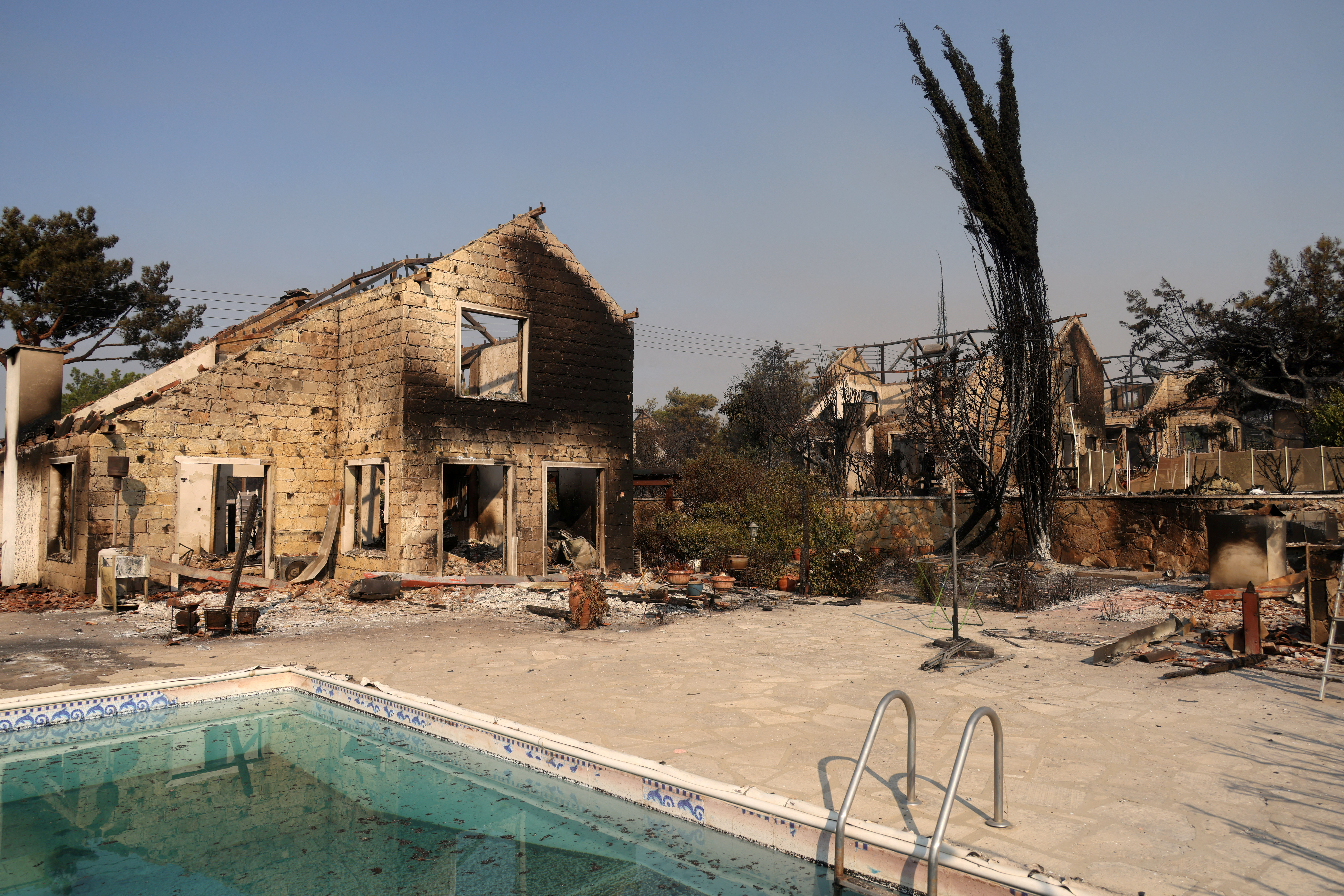 image It is ironic that fire, before you see the flames, sounds like rain