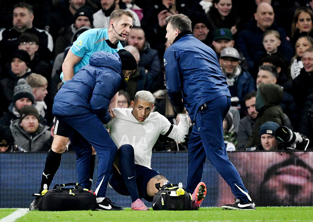 cover Tottenham&#8217;s Richarlison out for seven weeks with hamstring injury