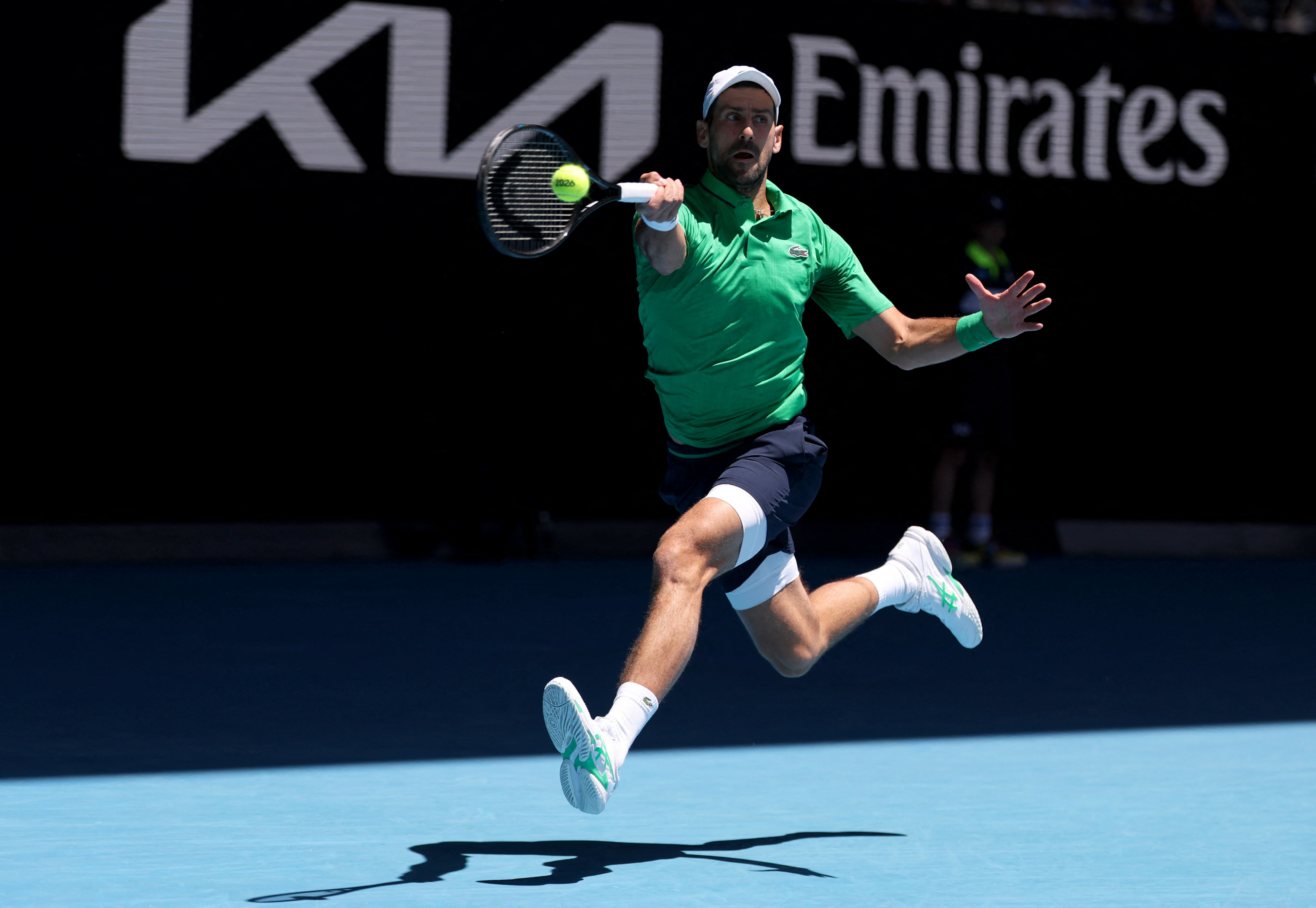 image Djokovic eases past qualifier as Keys books third round berth