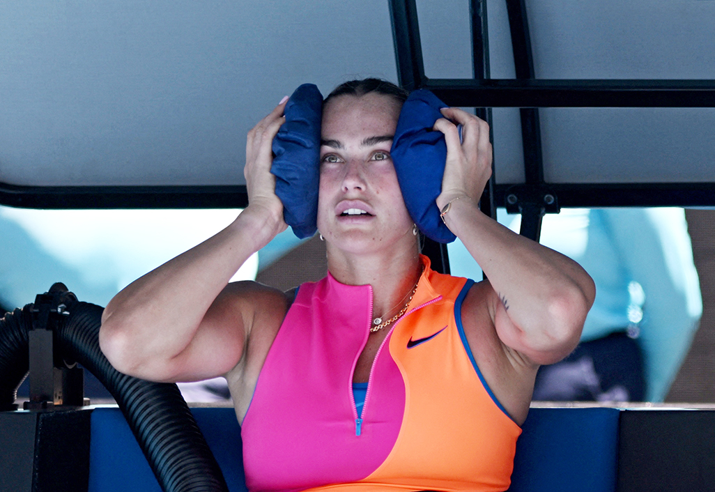 image Sabalenka and Zverev beat the heat to reach semi-finals