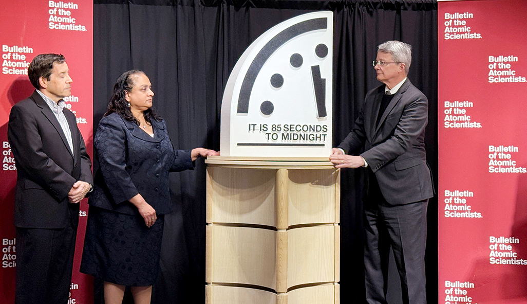 cover Atomic scientists set &#8216;Doomsday Clock&#8217; closer to midnight than ever