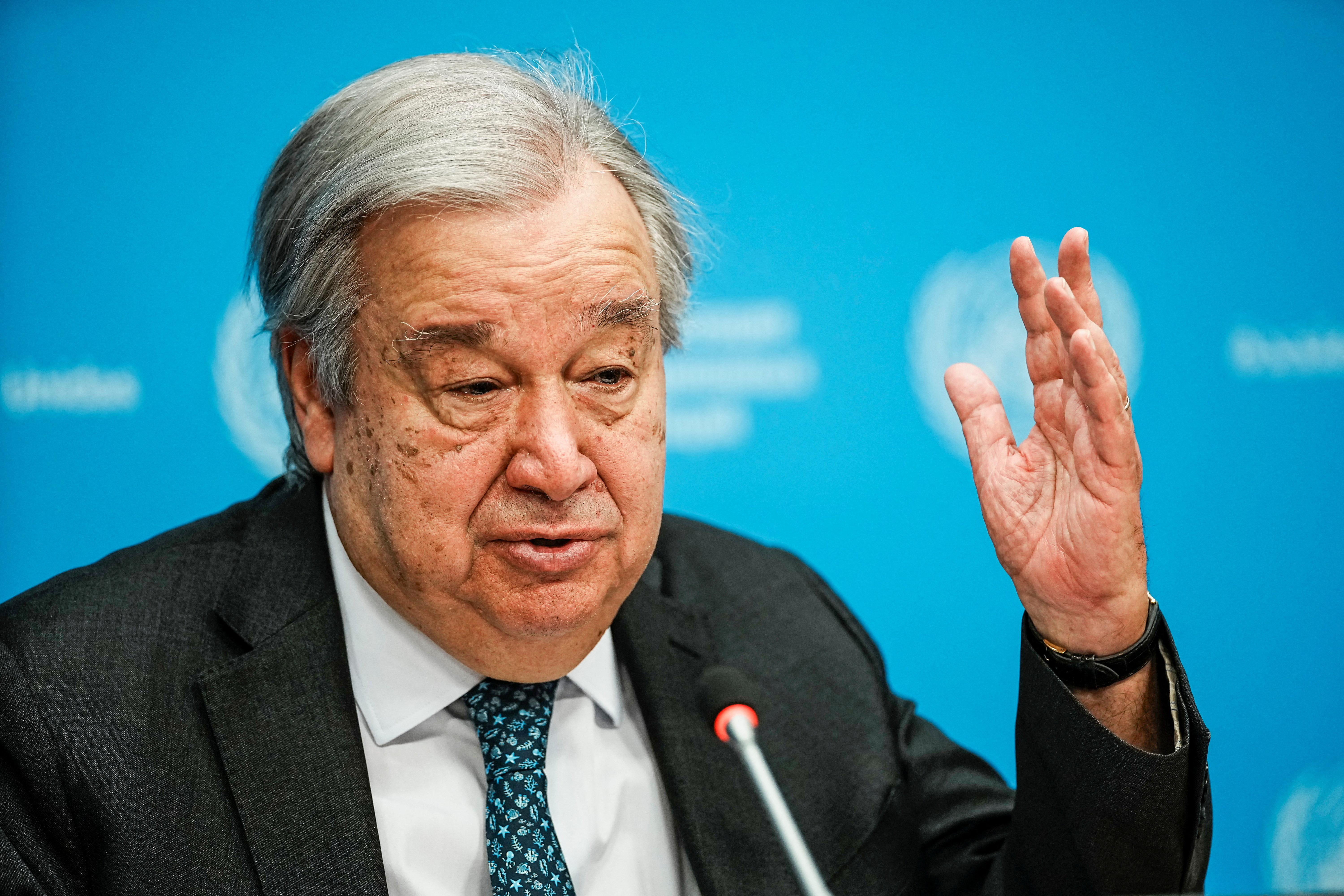 cover Targeting Trump, UN chief says global problems will not be solved by one power &#8216;calling the shots&#8217;