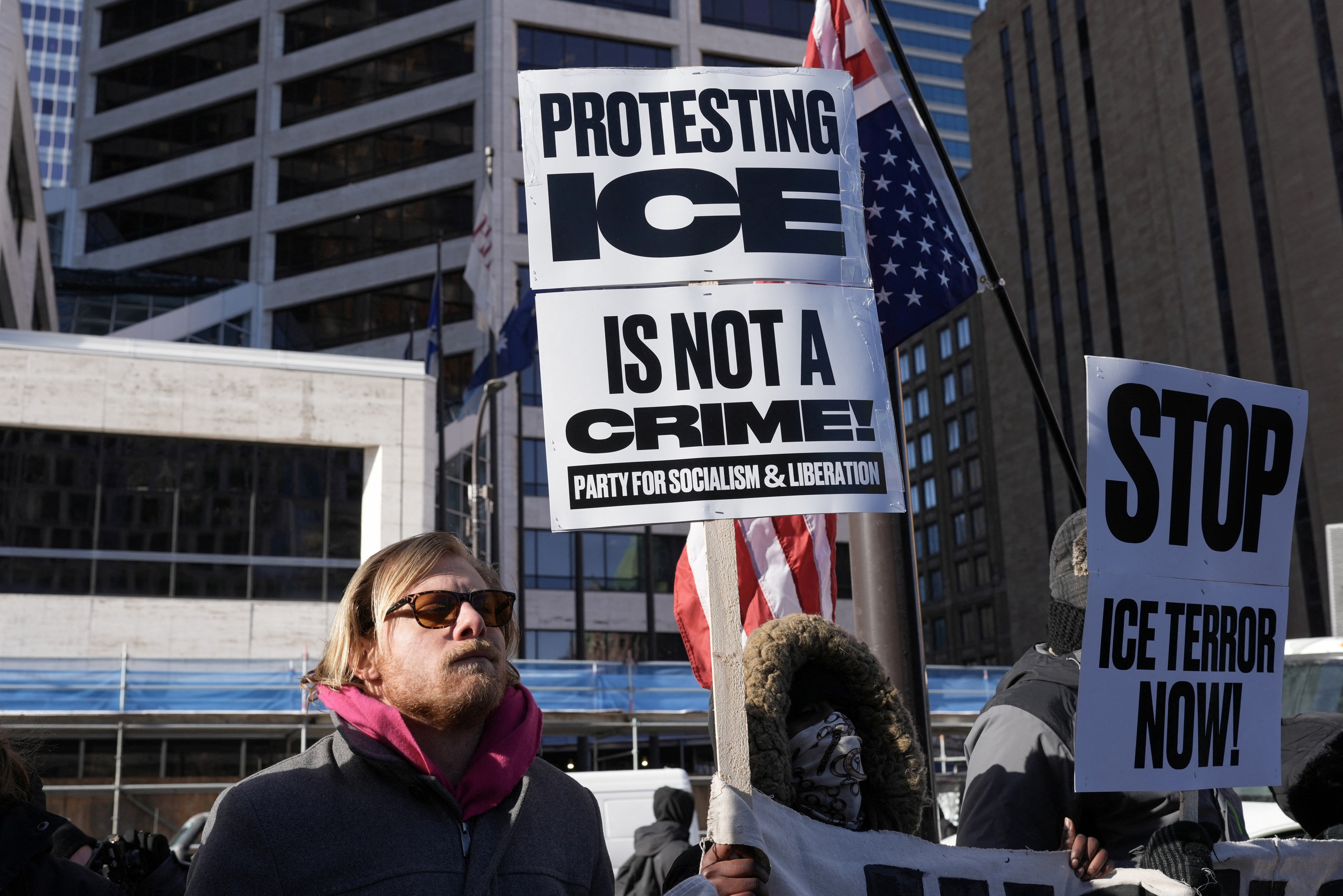 cover Nationwide protests begin over ICE in Minneapolis amid mixed messages from Trump
