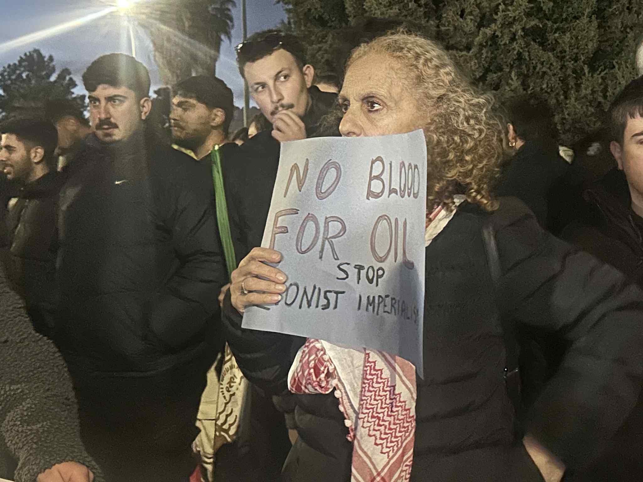 cover ‘No excuse’ for US actions, Stefanou says at Venezuela protest