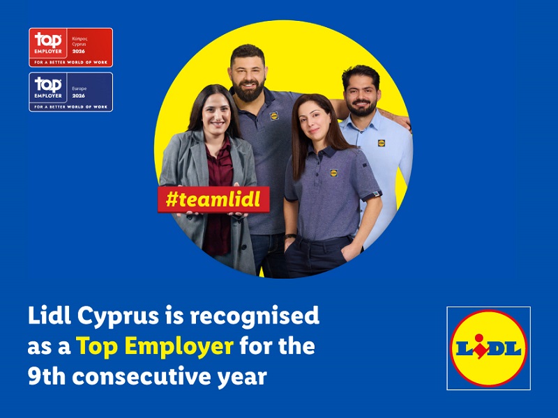 cover Lidl Cyprus recognised as a Top Employer for ninth year running