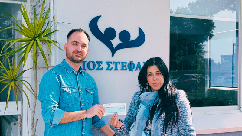 image Columbia Confectionery donates €3K to Agios Stephanos Foundation