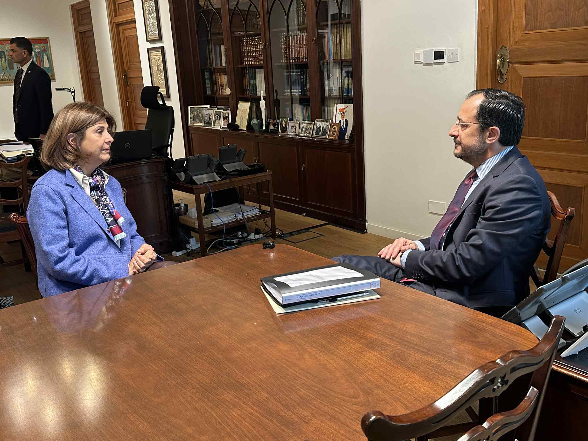 cover Holguin laments ‘not much progress’ after Christodoulides meeting