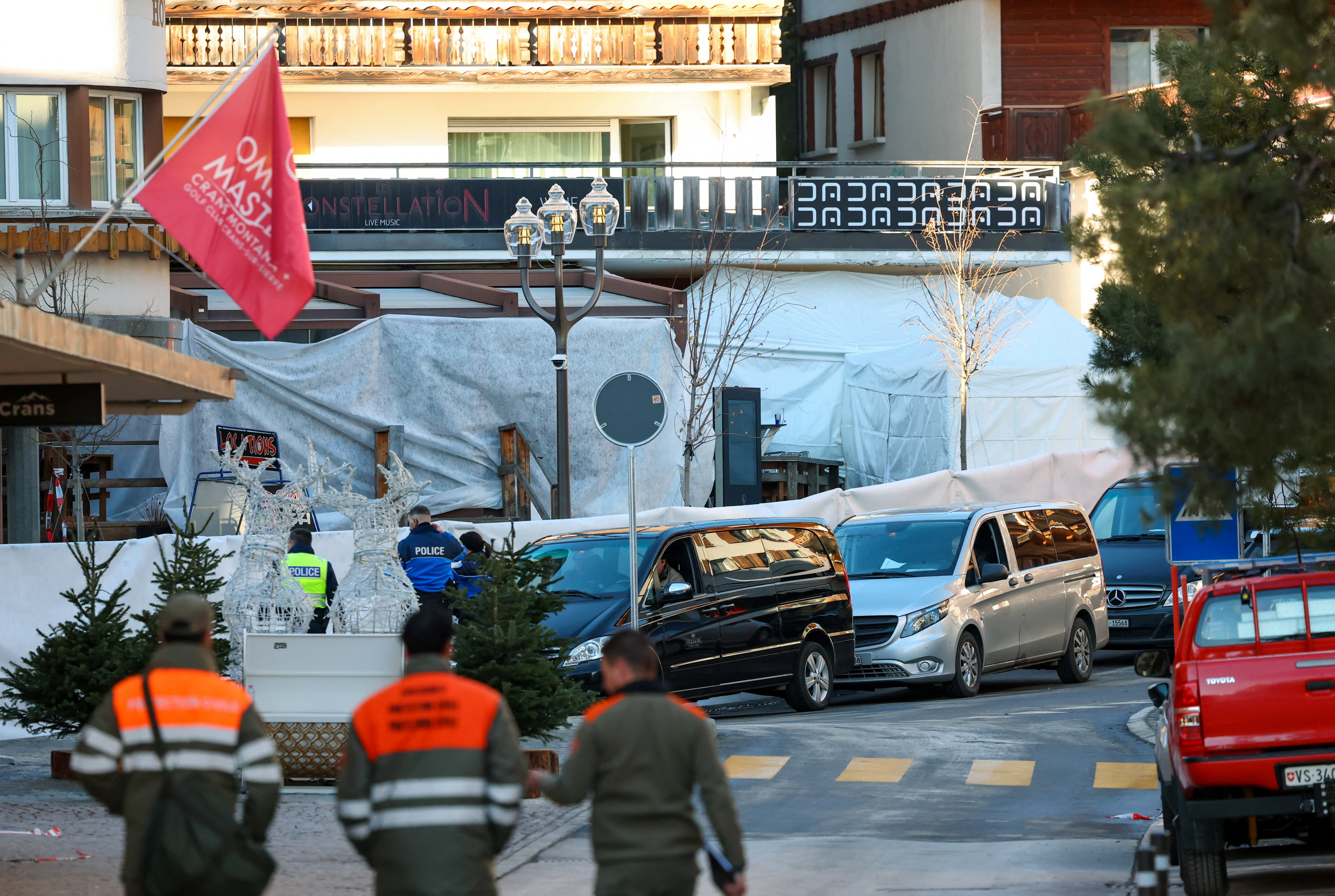 image Fifty killed, 100 injured in fire at Crans Montana bar, police say